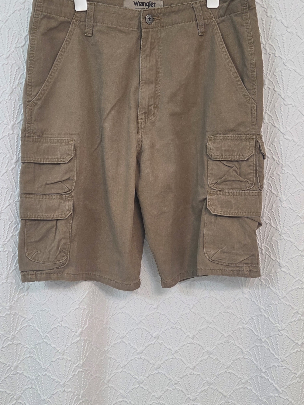 Wrangler Men's Cargo Shorts - Khaki Tan